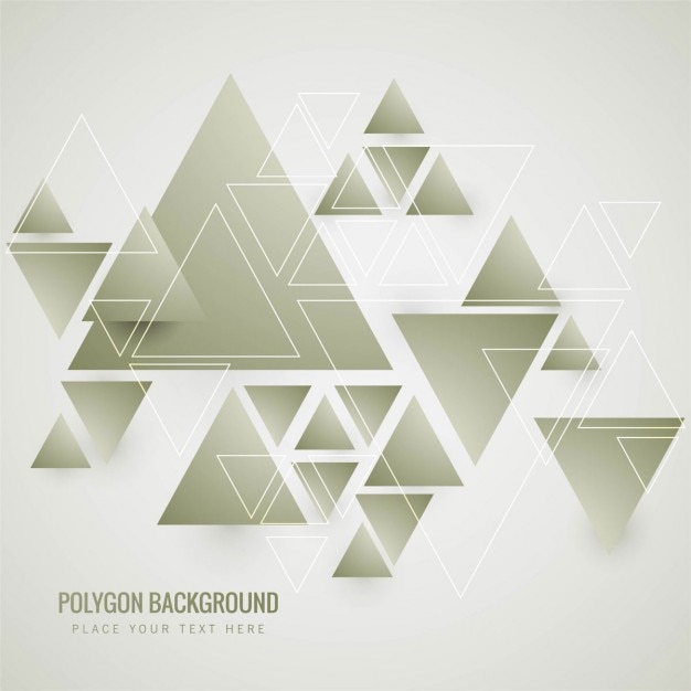 Free vector geometric background with triangles