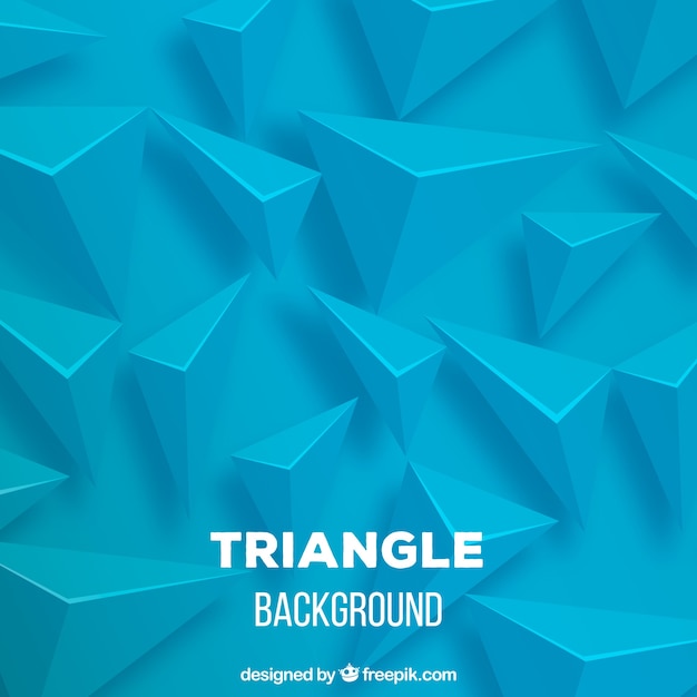 Free vector geometric background with triangles