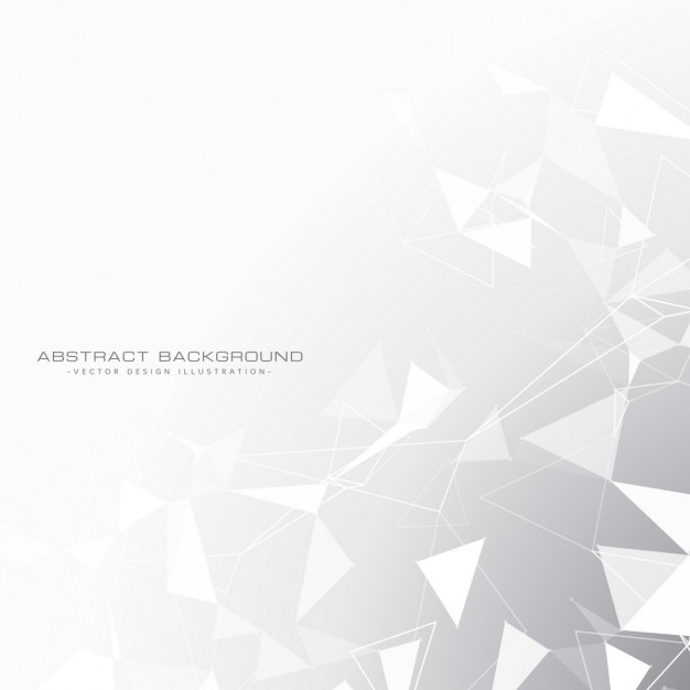 Free vector geometric background with white polygonal shapes