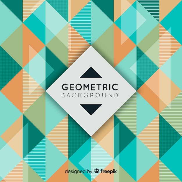 Free vector geometric background