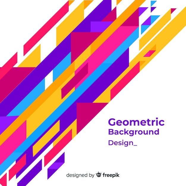 Free vector geometric background