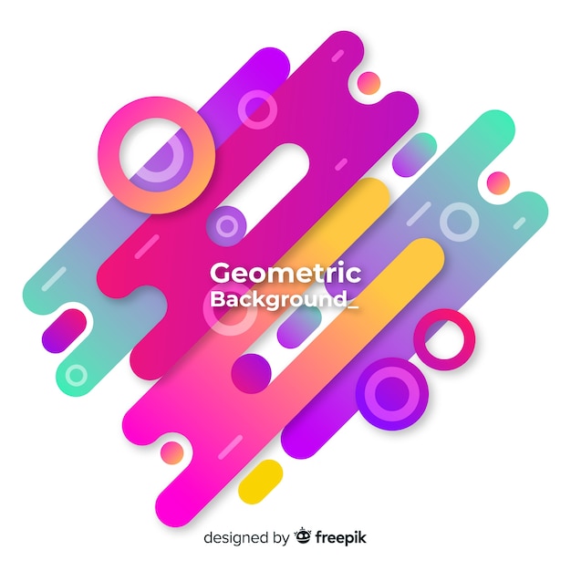 Free vector geometric background