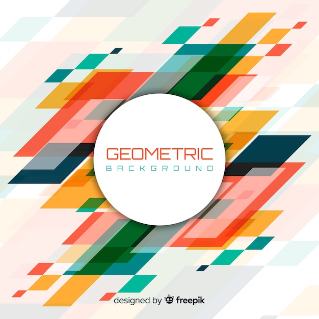 Free vector geometric background