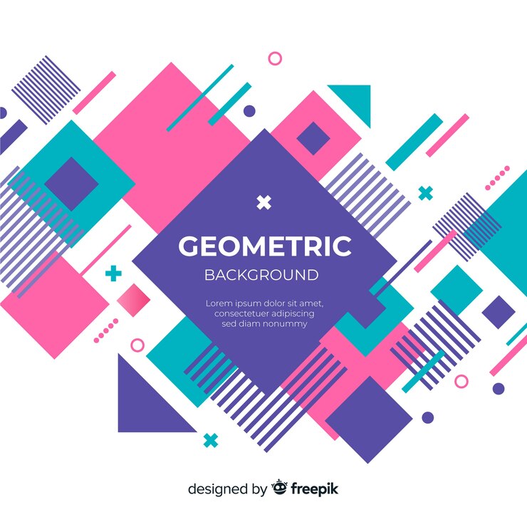 Free Vector geometric background