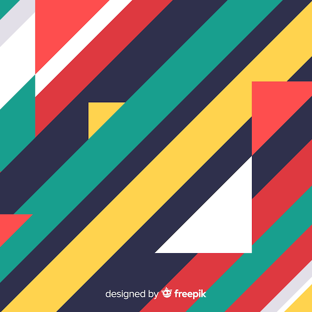 Free vector geometric background