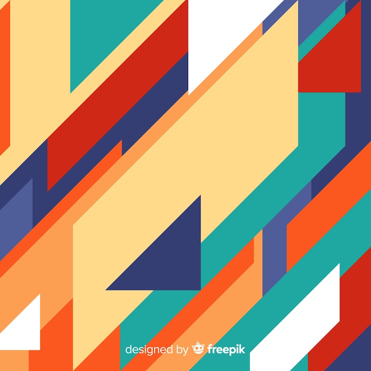 無料Vector 幾何学的な背景
