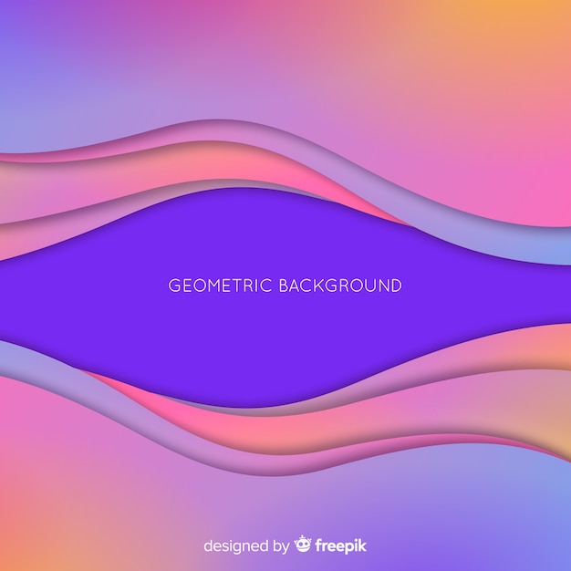 Free vector geometric background