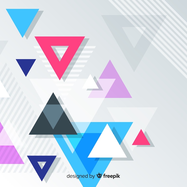 무료 Vector 기하학적 배경