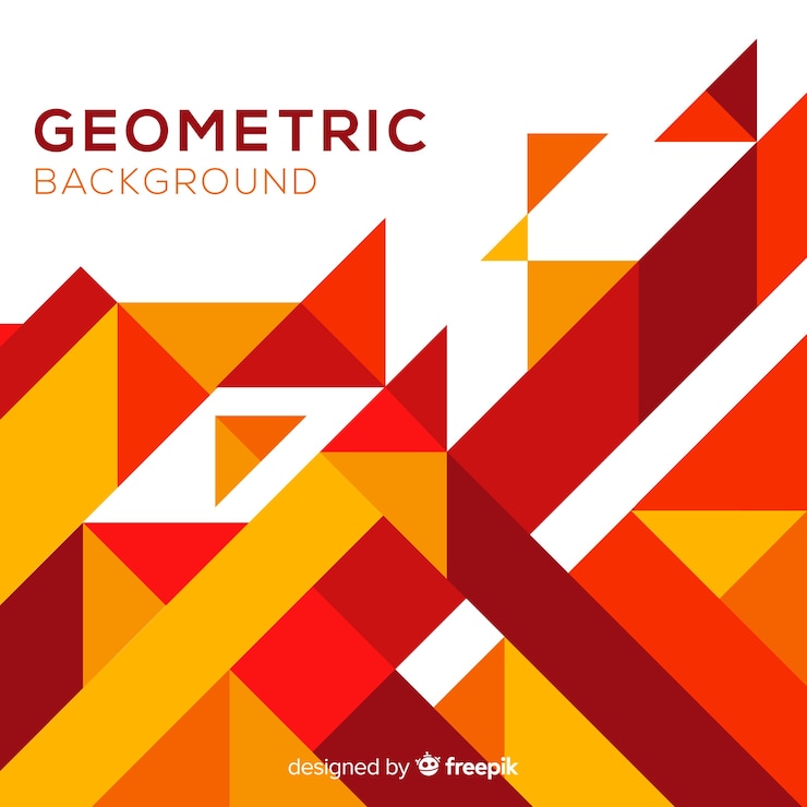 無料Vector 幾何学的な背景