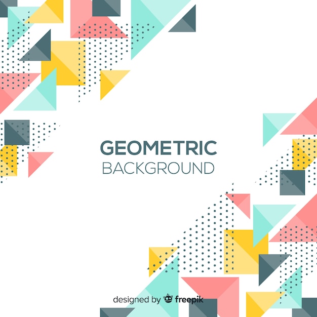 Free vector geometric background