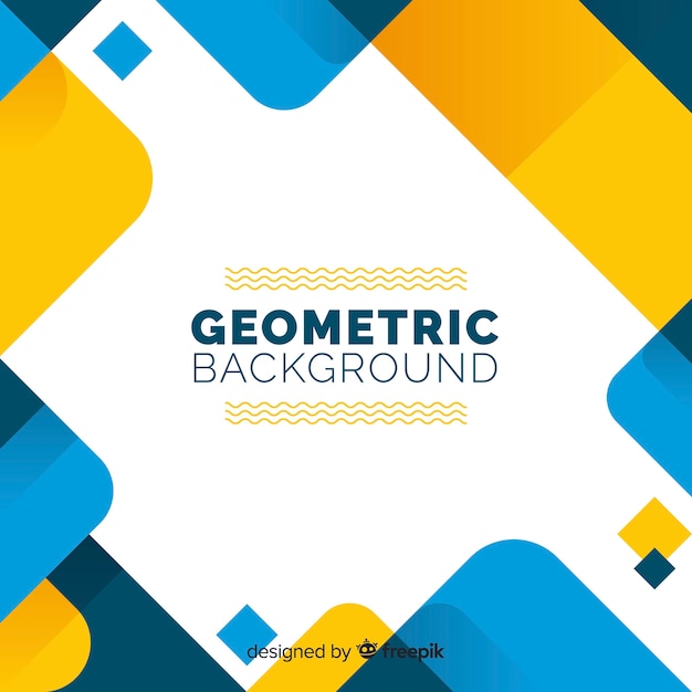 Free vector geometric background