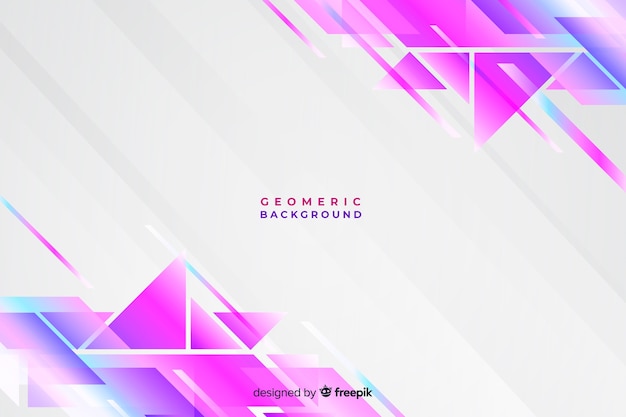 Free vector geometric background