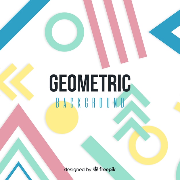 Free vector geometric background