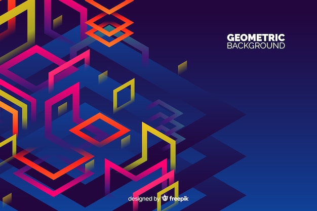 Free vector geometric background