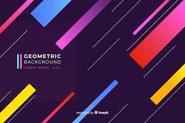 Free vector geometric background