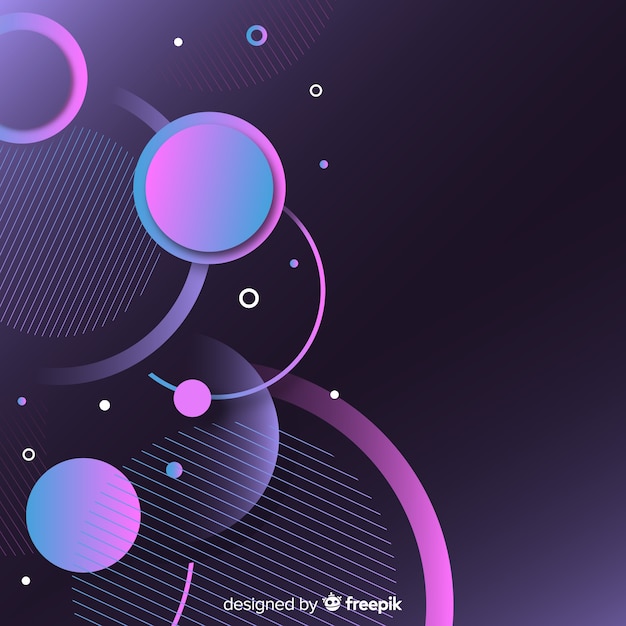 Free vector geometric background