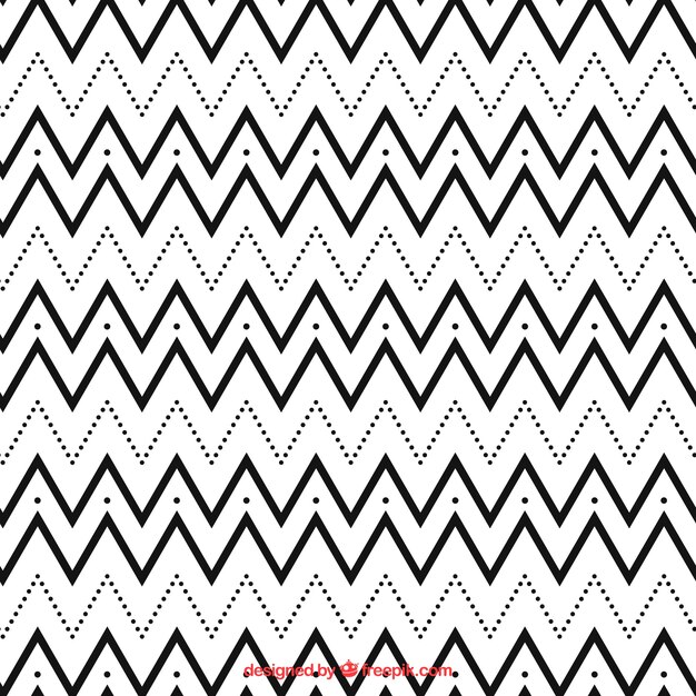 Geometric black and white pattern