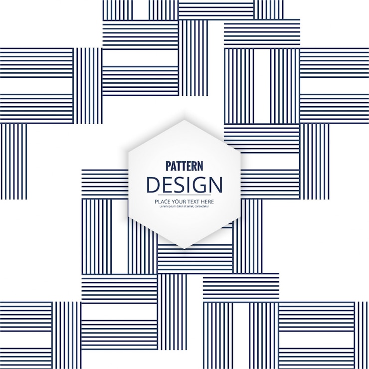 Free Vector geometric blocks pattern