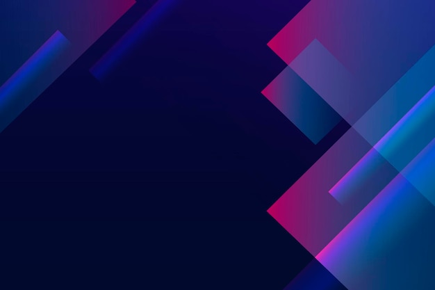 Free vector geometric blue background, desktop wallpaper vector