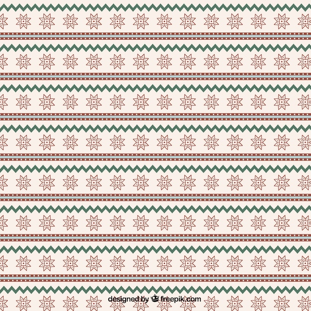 Geometric christmas pattern