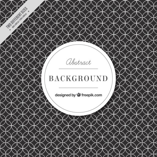 Geometric circles grey background