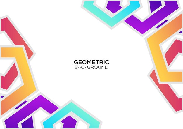 geometric colorful background design modern