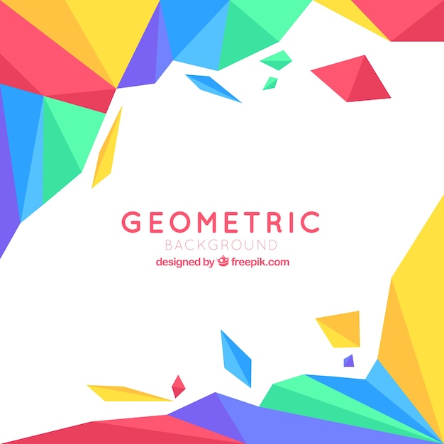 Geometric colourful background