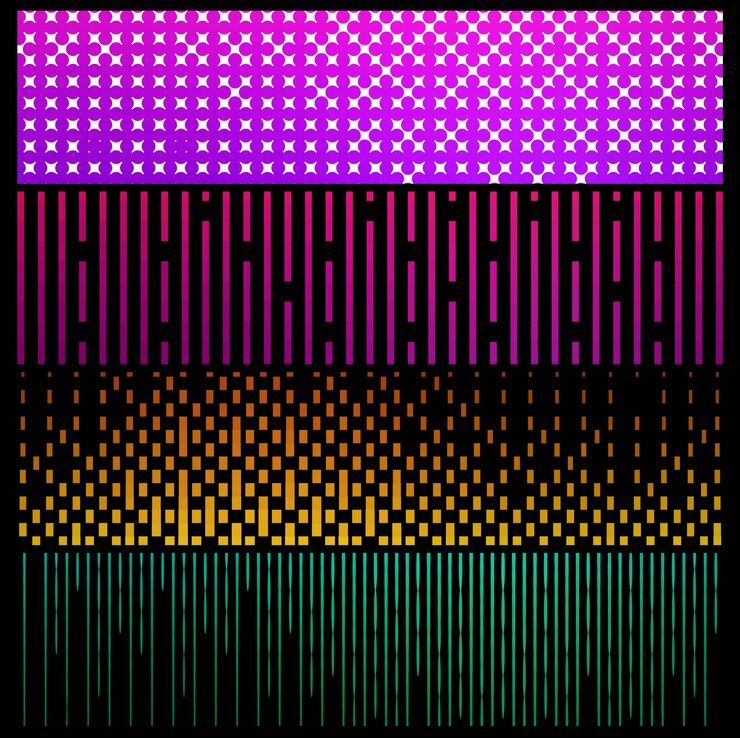 Free Vector geometric colroful pattern banners set vector