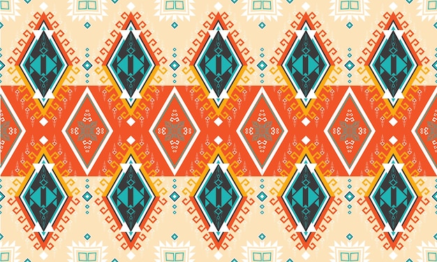 Geometric ethnic pattern.carpet,wallpaper,clothing,wrapping,batik,fabric,vector illustration embroidery style.