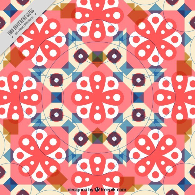 Free Vector geometric figure background