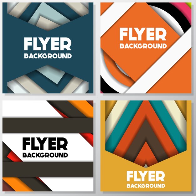 Geometric flyer design