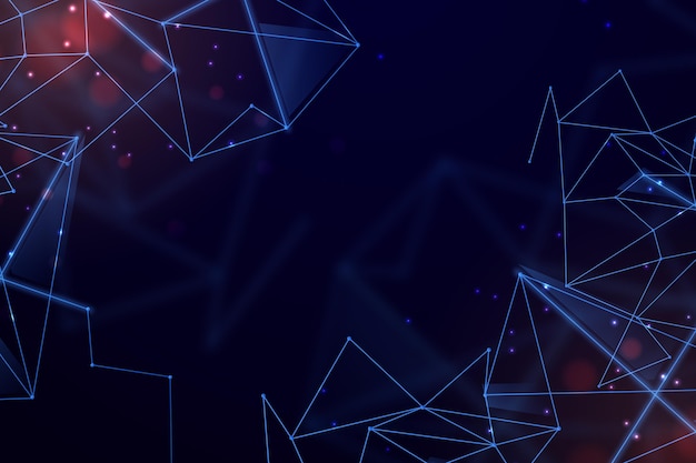 Geometric gradient futuristic background