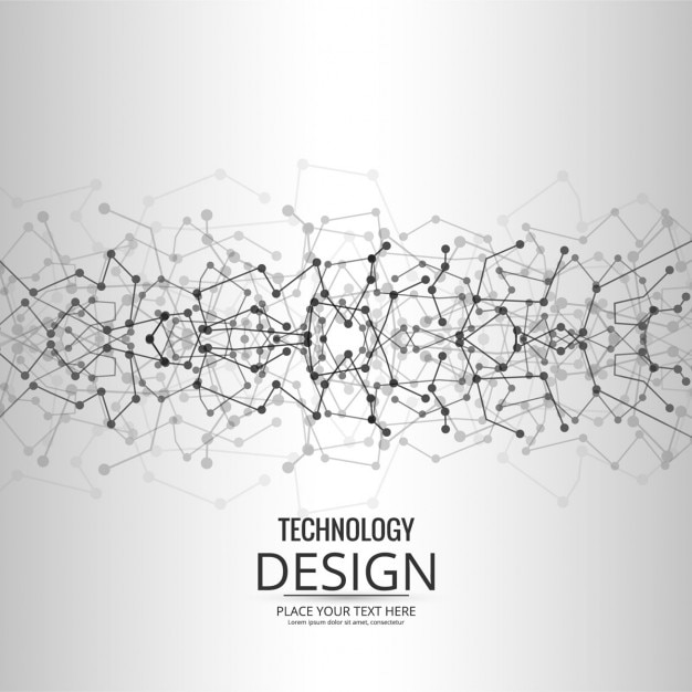 Free Vector geometric gray technology background