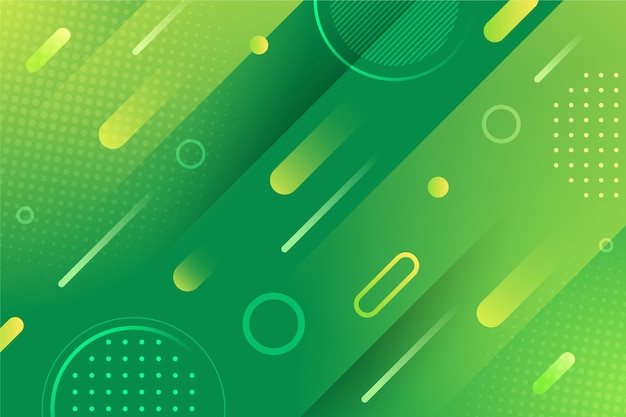 Free vector geometric green abstract background