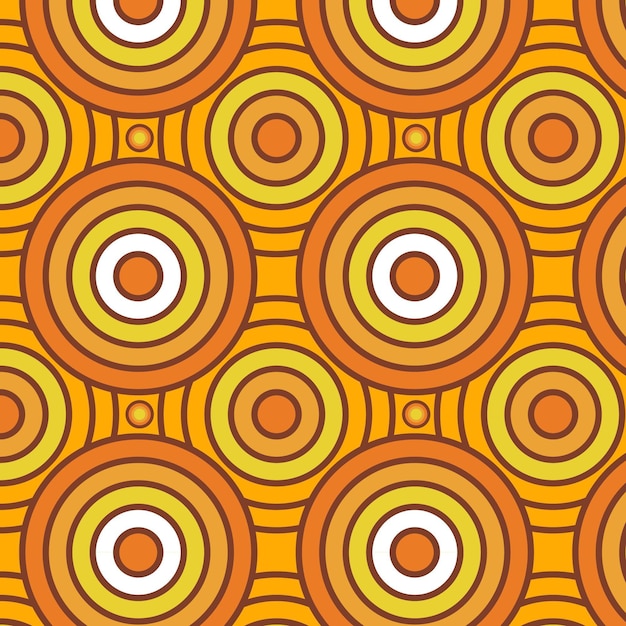 Free vector geometric groovy pattern