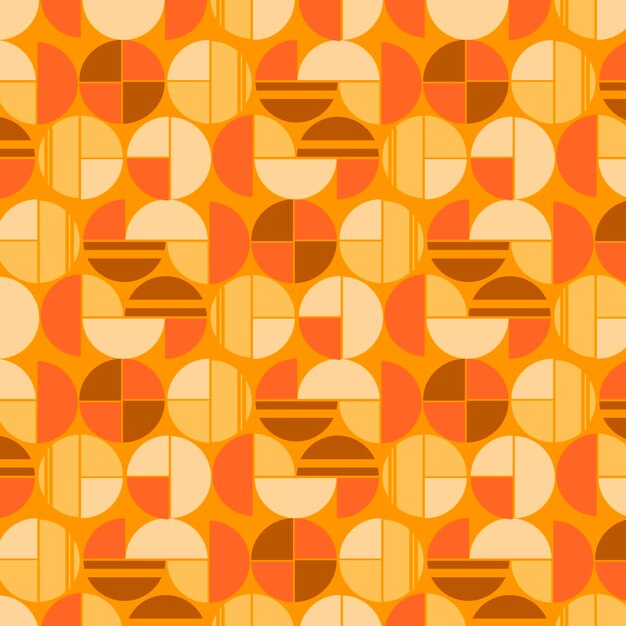 Geometric groovy pattern