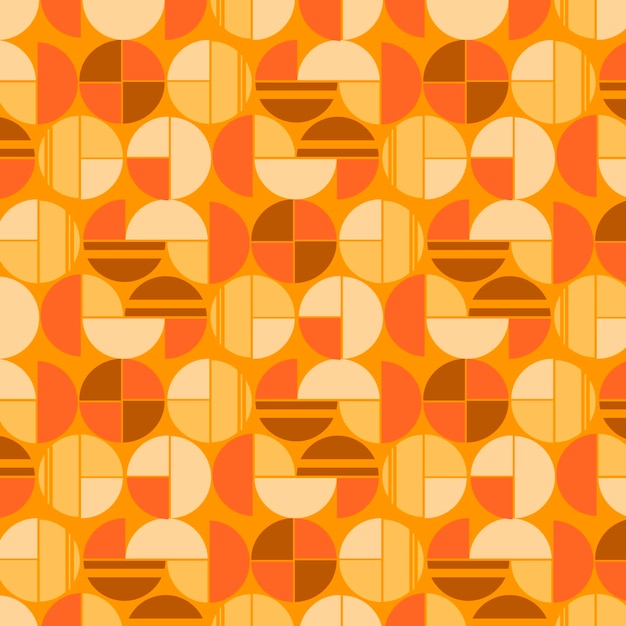 Geometric groovy pattern