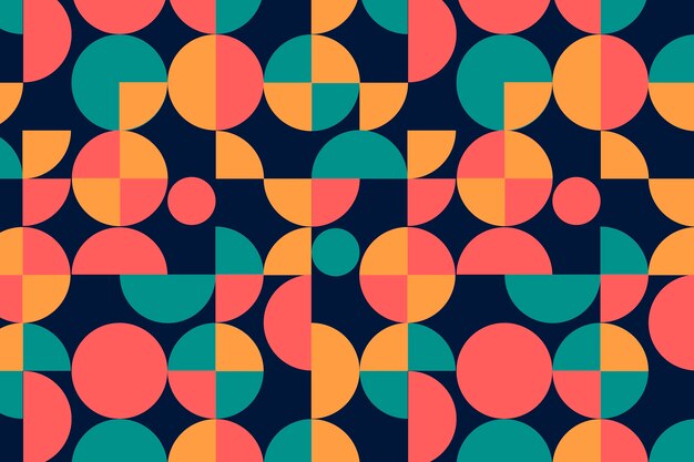 Geometric groovy seamless pattern