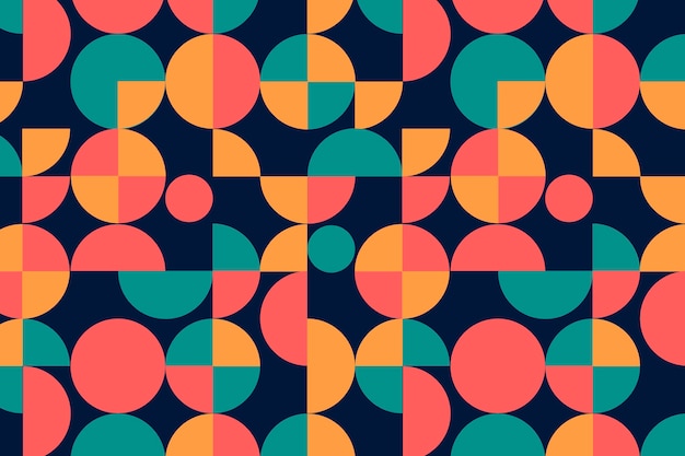 Geometric groovy seamless pattern