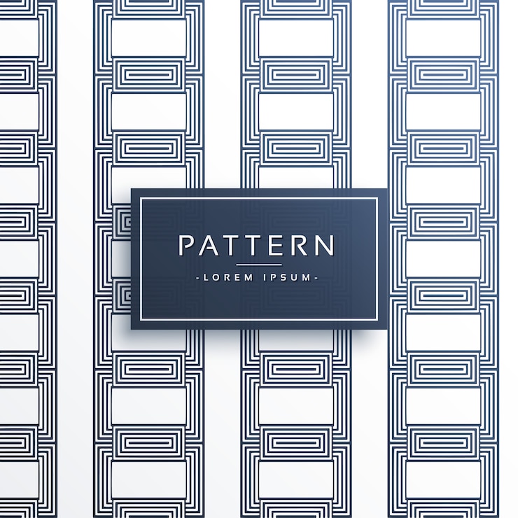 Free Vector geometric line pattern background design
