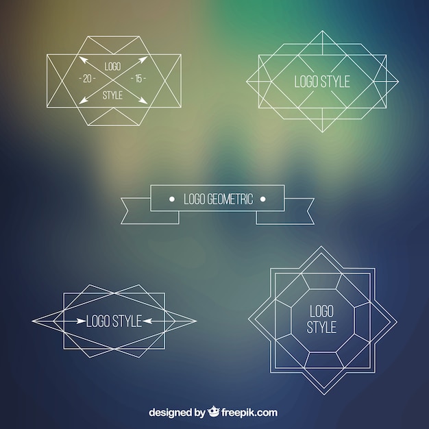 Geometric logos