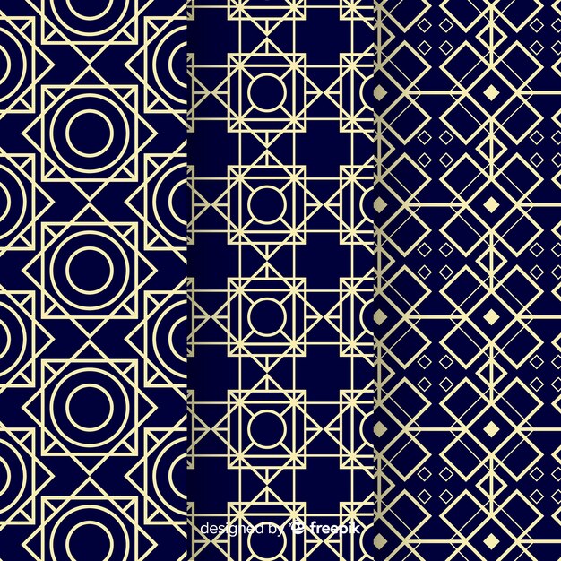 Geometric luxury pattern assortment