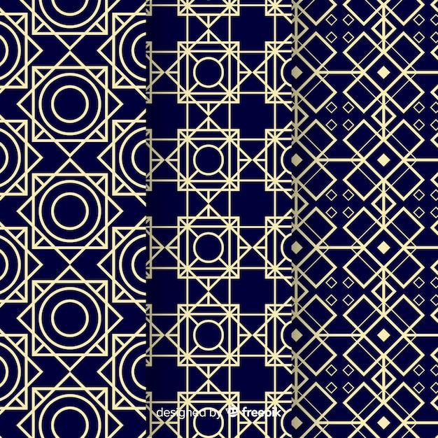 Geometric luxury pattern assortment