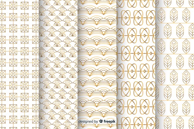 Geometric luxury pattern collection