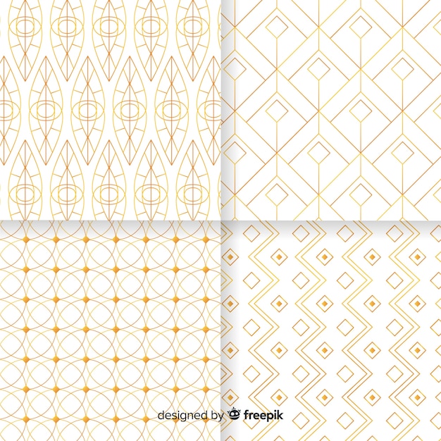 Geometric luxury pattern collection