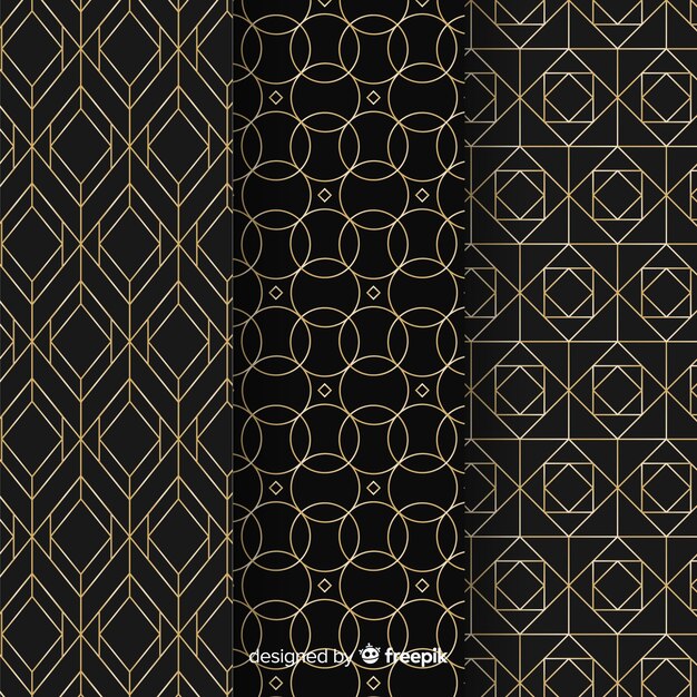 Geometric luxury pattern collection