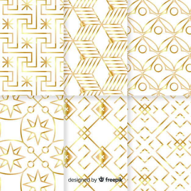 Geometric luxury pattern collection