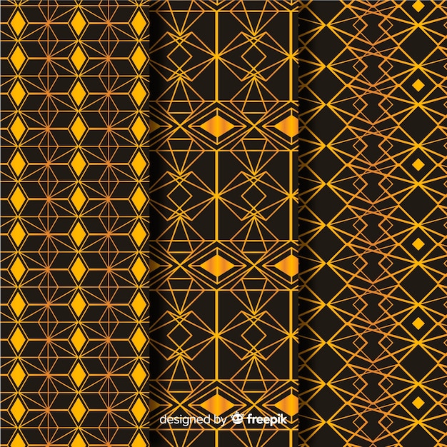 Geometric luxury pattern collection