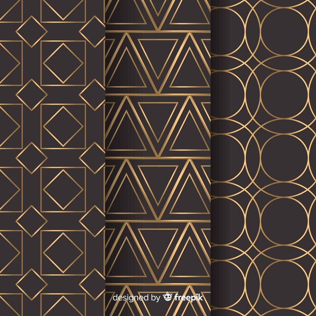 Geometric luxury pattern collection