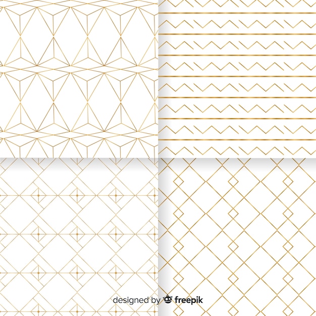 Geometric luxury pattern collection